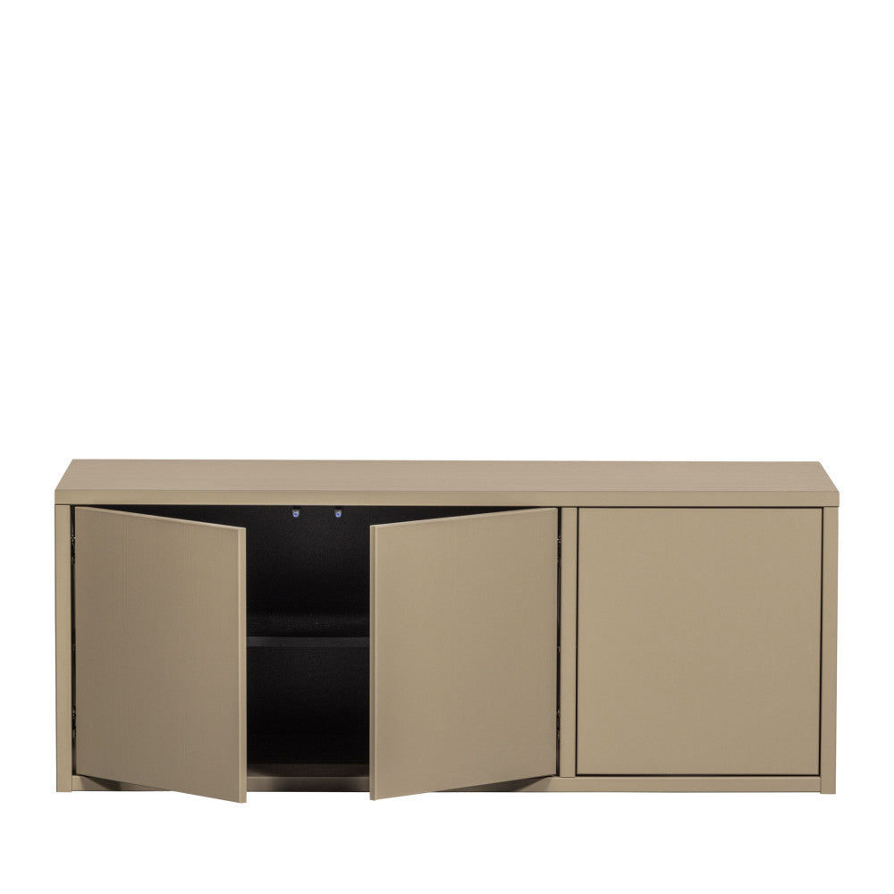 Meuble TV Drawer 3 portes en bois L120cm - Léger défaut