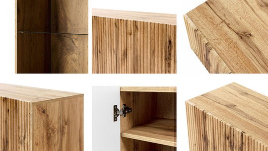 Meuble TV MOBILIER 1 Remeta 107 (Chêne wotan)