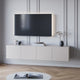 Meuble TV suspendu DRAWER Nexa 4 portes en bois L180cm