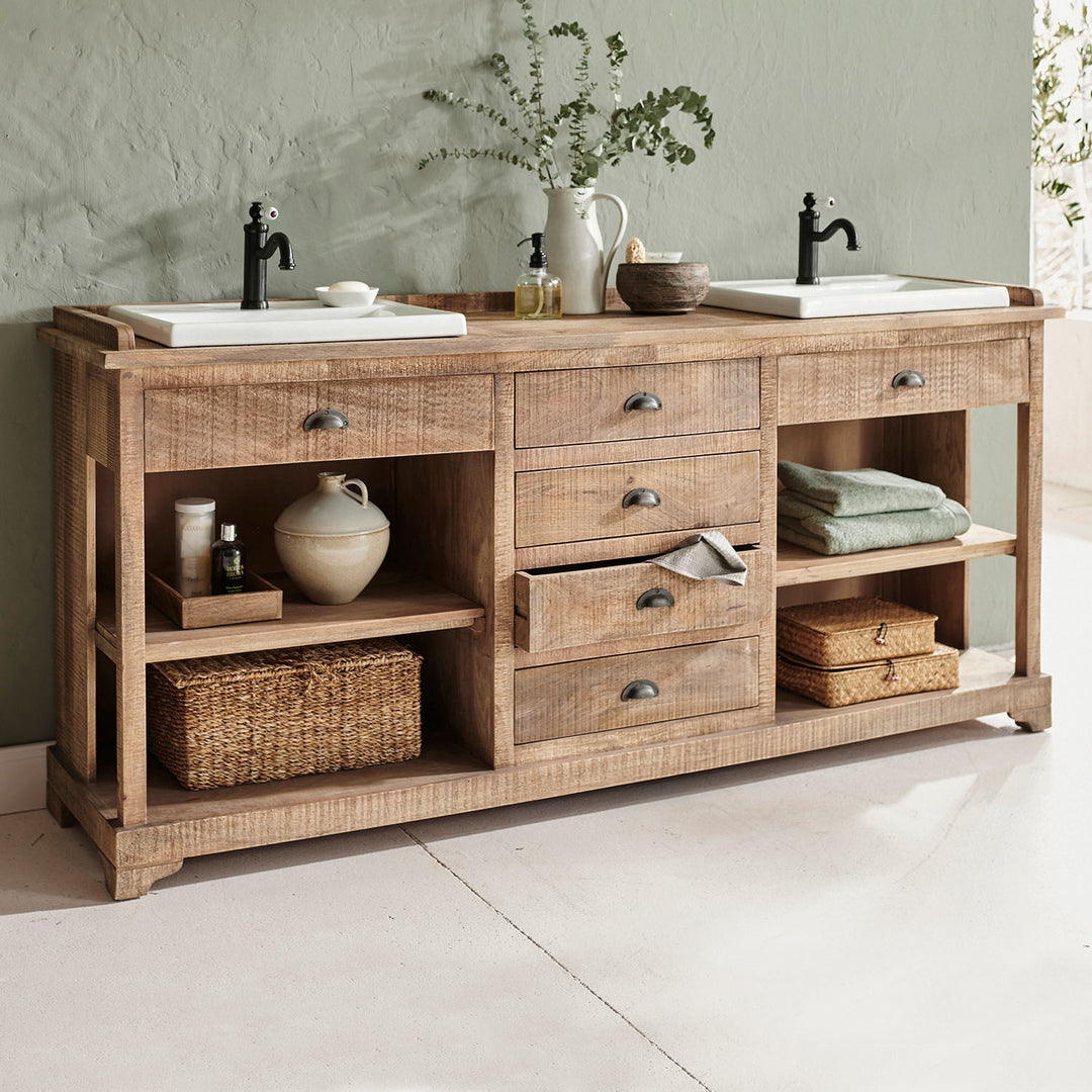 Meuble double vasque LOBERON Farum salle de bain — photo produit