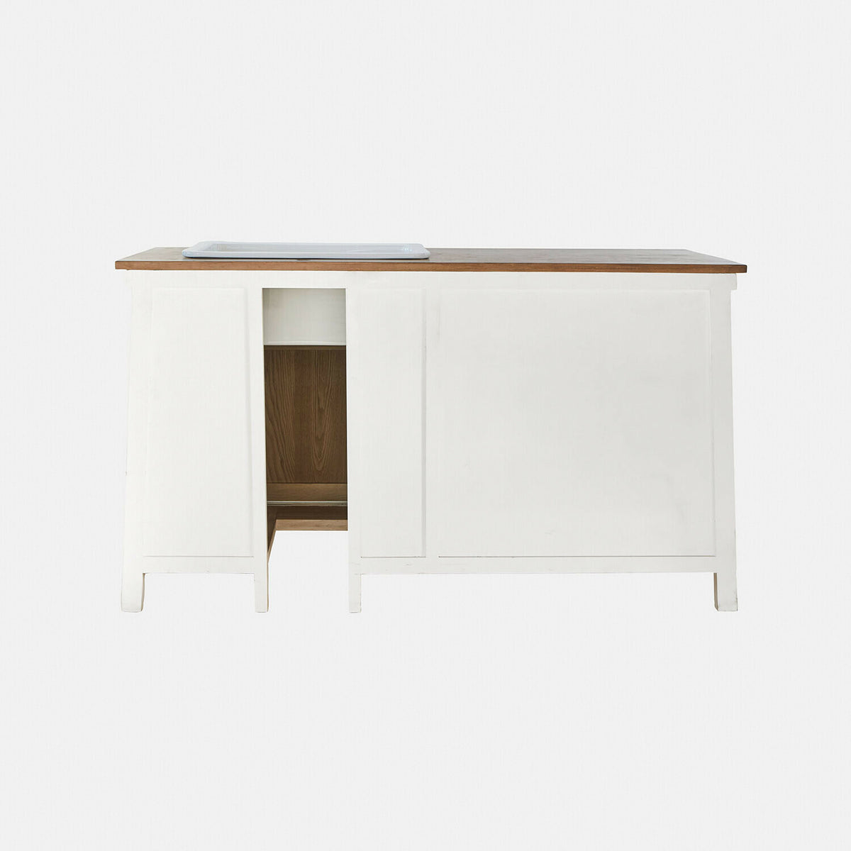 Meuble et vasque Loberon CELARON blanche — photo produit