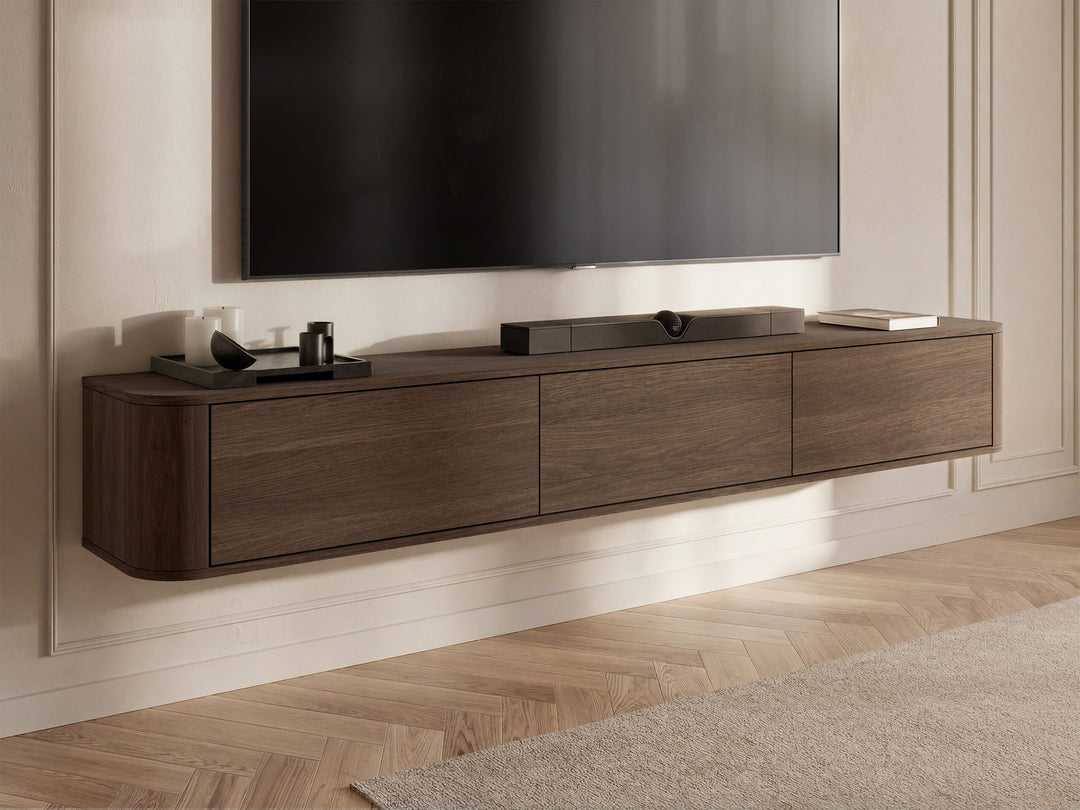 Meuble TV MOBILIER 1 Claritas (Chêne foncé) — photo produit