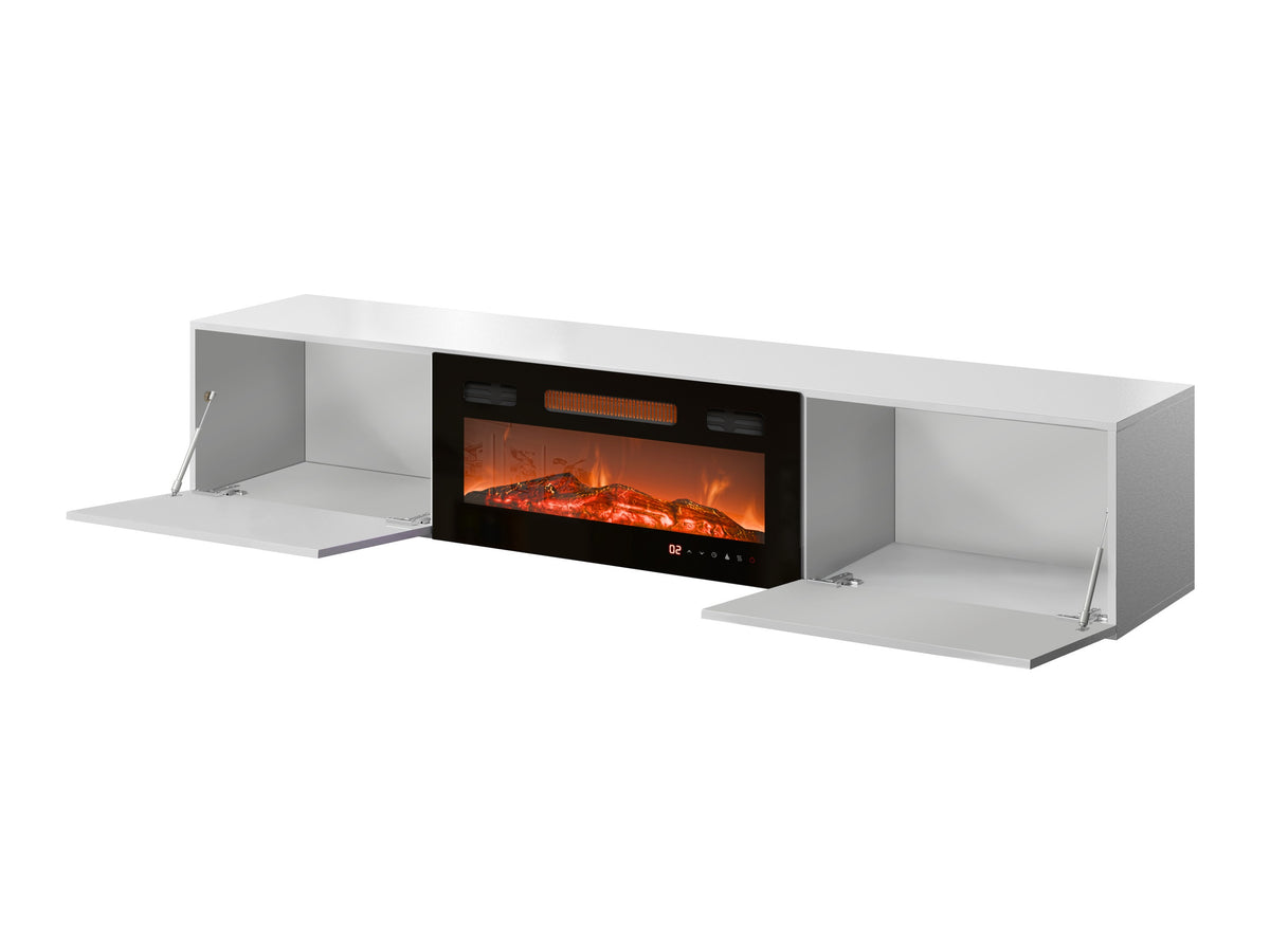 Meuble TV MOBILIER 1 Imago I (Blanc + Blanc brillant) — photo produit