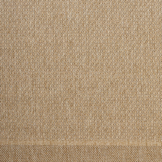 Tapis d'Extérieur/Intérieur Aspect Jute Beige/Noir  Akron
