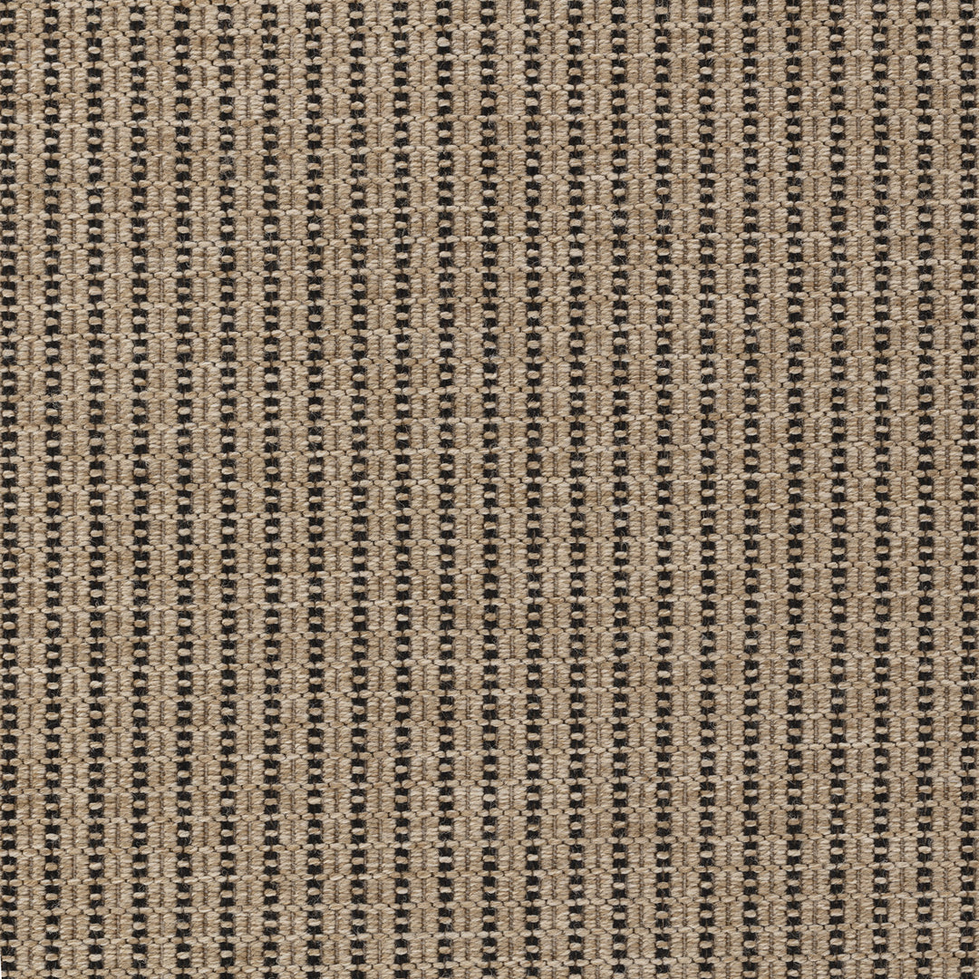 Tapis d'Extérieur/Intérieur Aspect Jute Beige/Noir 2 Benton