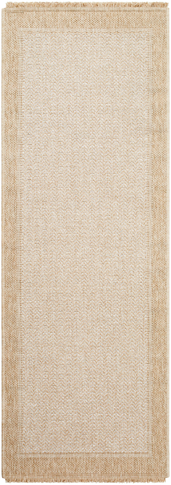 Tapis d'Extérieur/Intérieur Aspect Jute Beige/Noir 5 Lexington