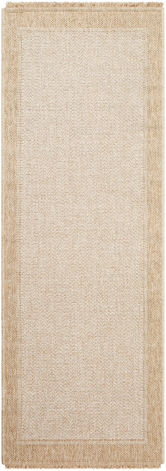 Tapis d'Extérieur/Intérieur Aspect Jute Beige/Noir 5 Lexington