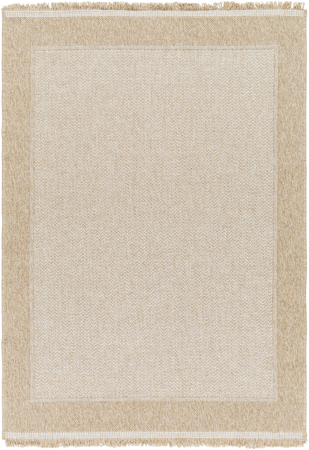 Tapis d'Extérieur/Intérieur Aspect Jute Beige/Noir 5 Lexington