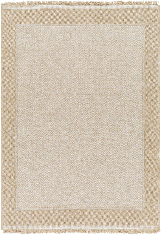 Tapis d'Extérieur/Intérieur Aspect Jute Beige/Noir 5 Lexington