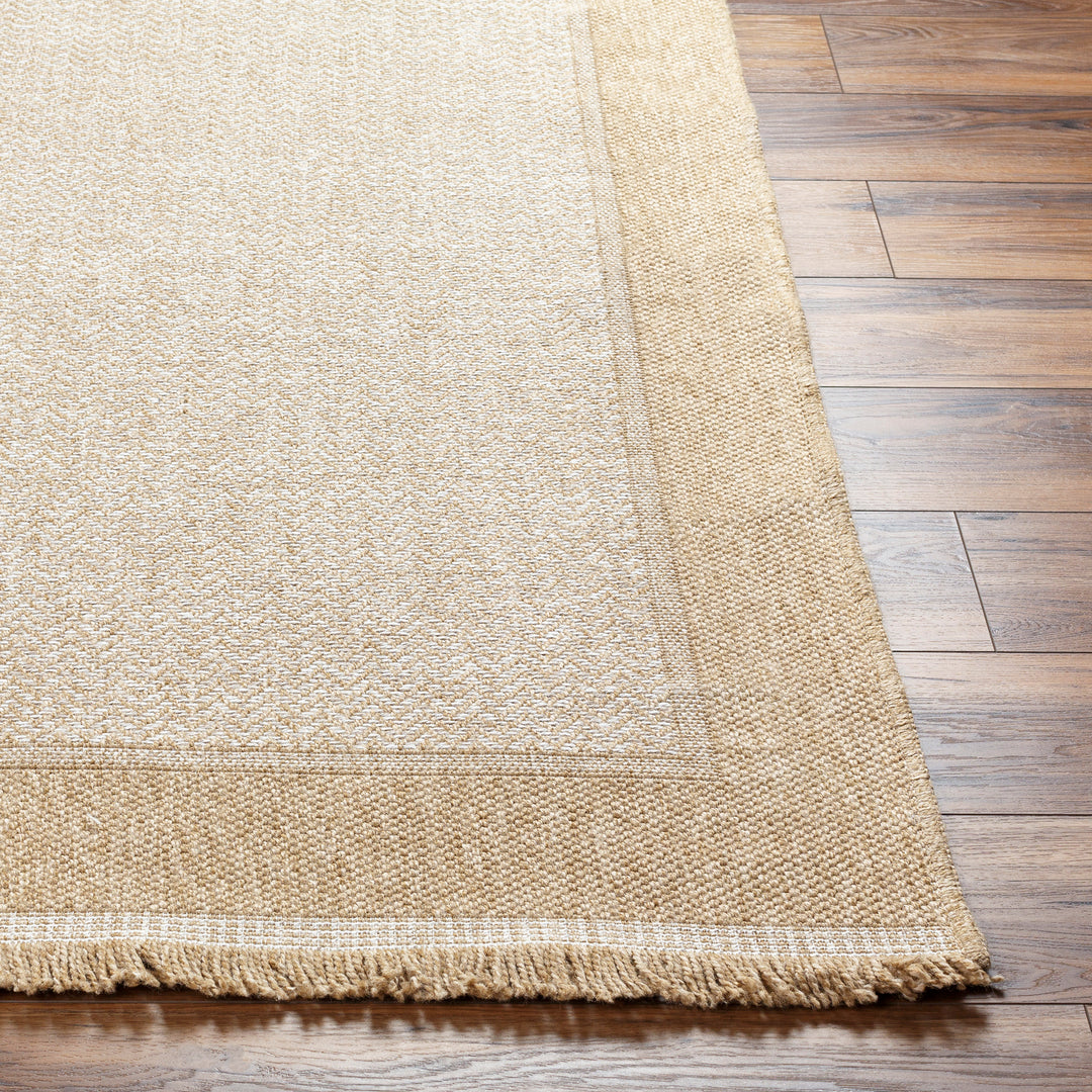Tapis d'Extérieur/Intérieur Aspect Jute Beige/Noir 5 Lexington