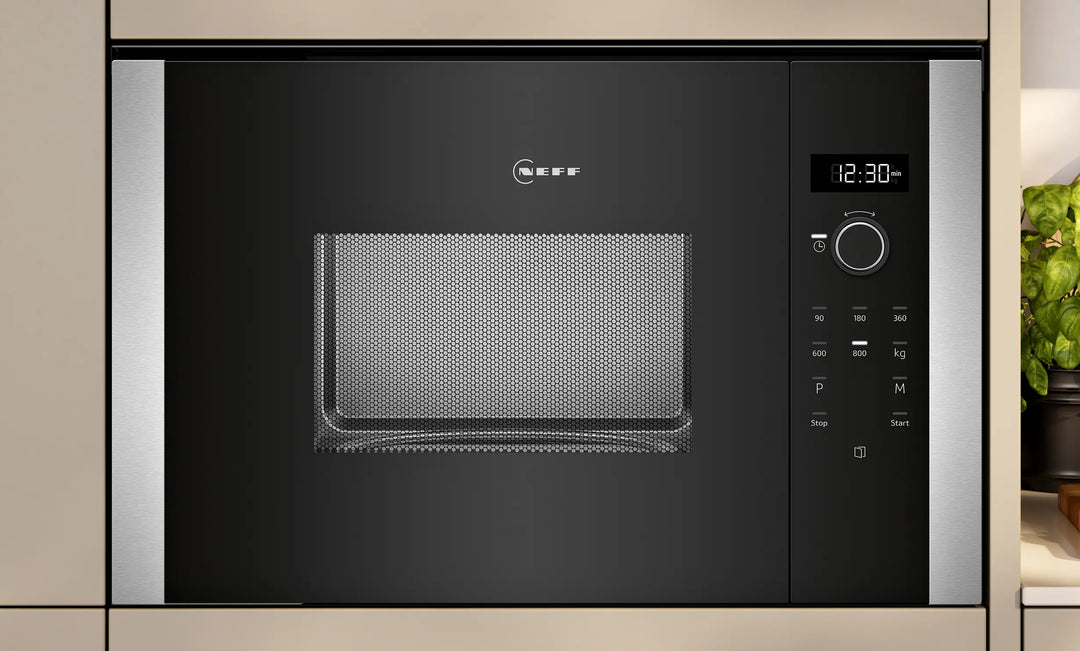 Micro-ondes encastrable NEFF HLAWD23N1F Noir Inox — photo produit