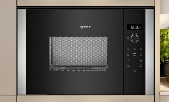 Micro-ondes encastrable NEFF HLAWD23N1F Noir Inox — photo produit