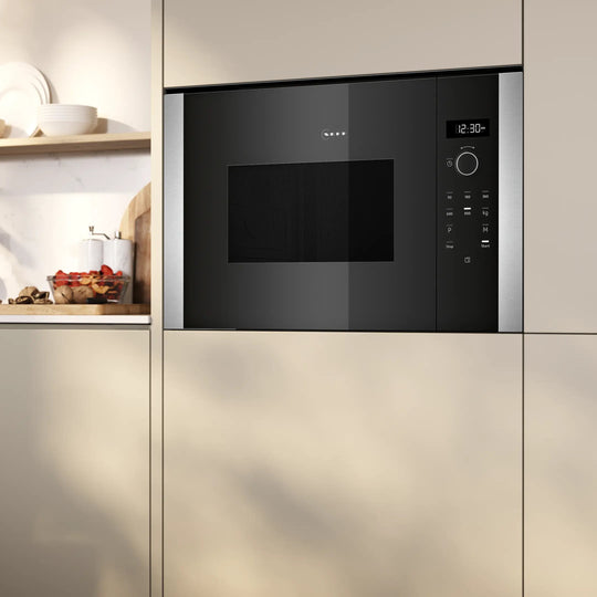 Micro-ondes encastrable NEFF HLAWD23N1F Noir Inox — photo produit