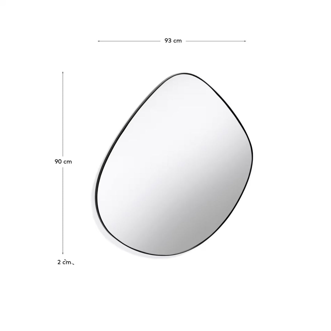 Miroir KAVE HOME Anera en acier 93x90cm