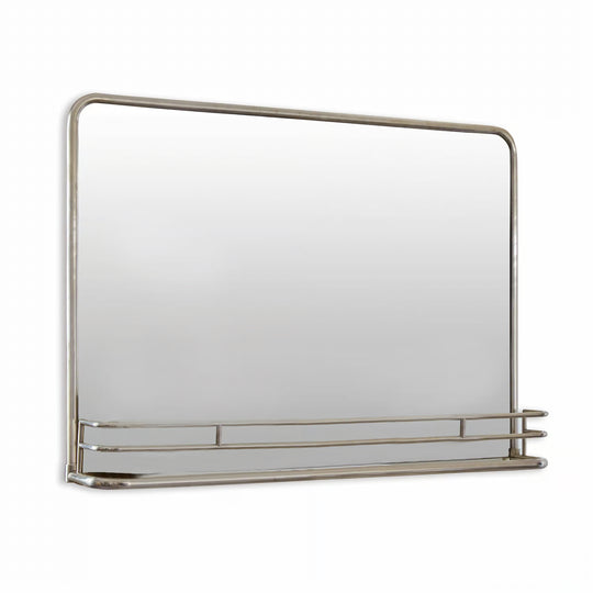 Miroir LOBERON Opoli en laiton argent vieilli