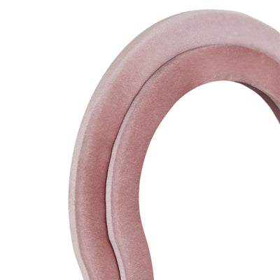 Miroir mural SKLUM Evelyn 60x160 cm tapissé Rose