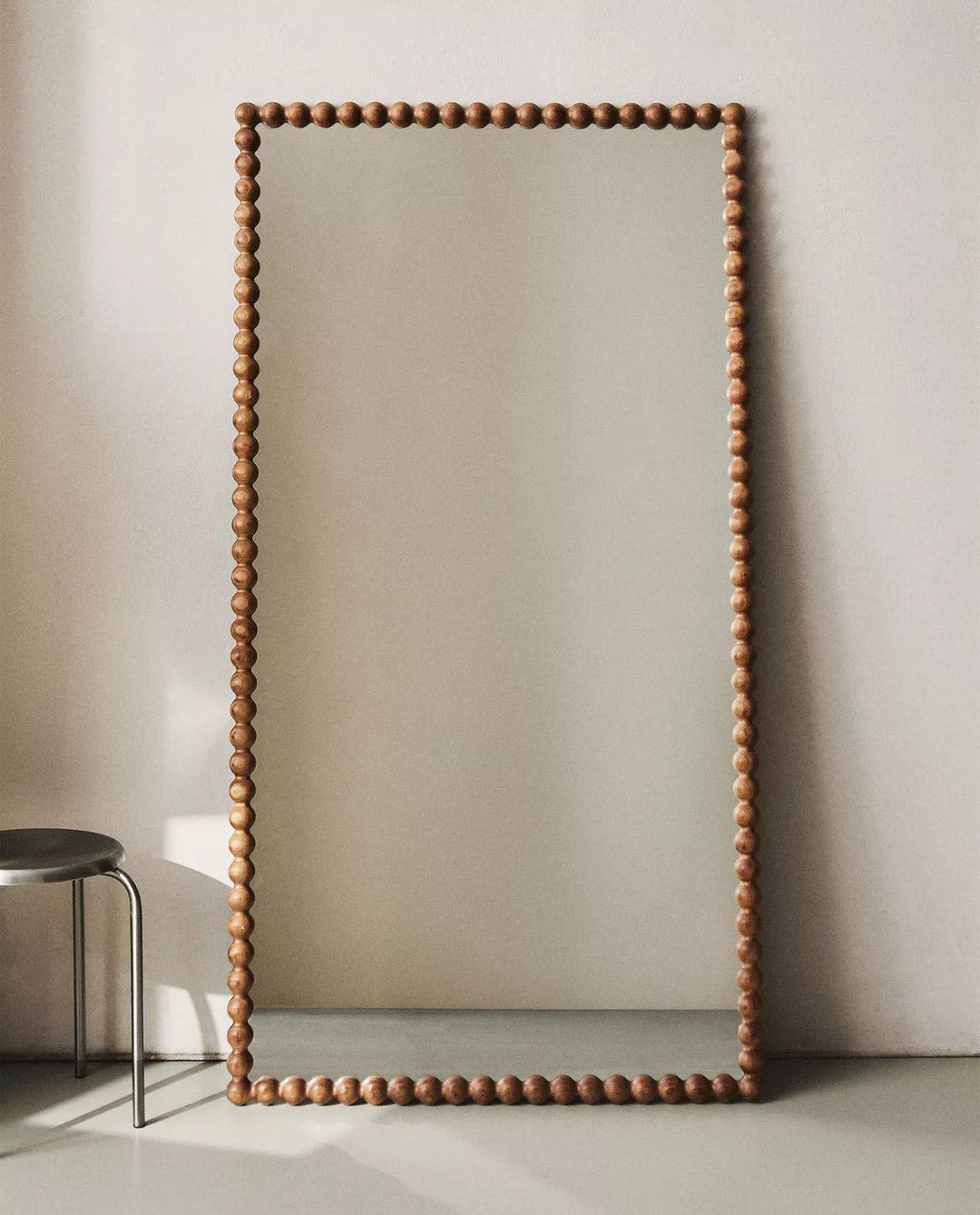 Miroir rectangulaire ZARA HOME Cadre bois marron