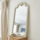 Miroir LOBERON Vitré-sur-Rhône blanc vieilli — photo produit