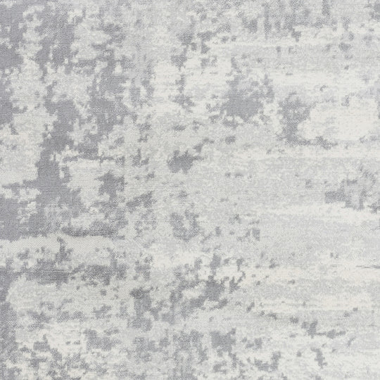 Tapis de Couloir Abstrait Moderne Gris/Ivoire Dali