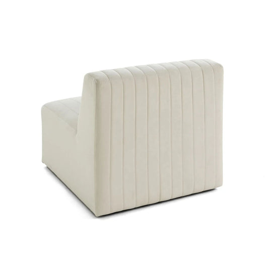 Module d'assise BEST MOBILIER Nova en velours beige