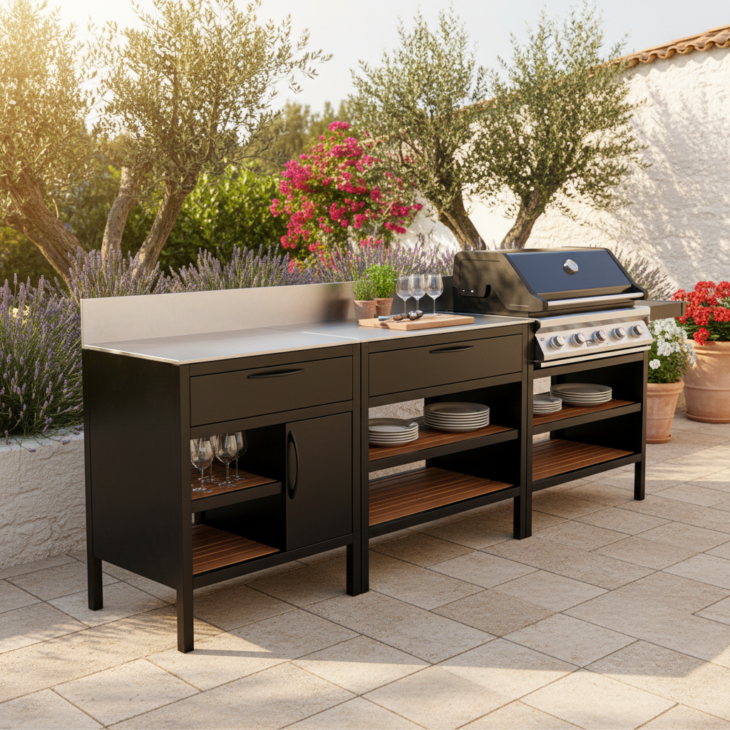 Module de rangement SOMAGIC Rivoli pour cuisine d'extérieur