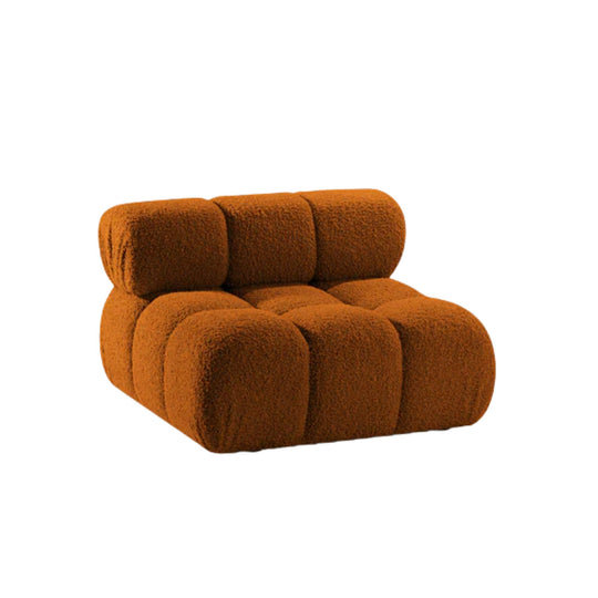 Module MICADONI Bellis en tissu bouclé brique