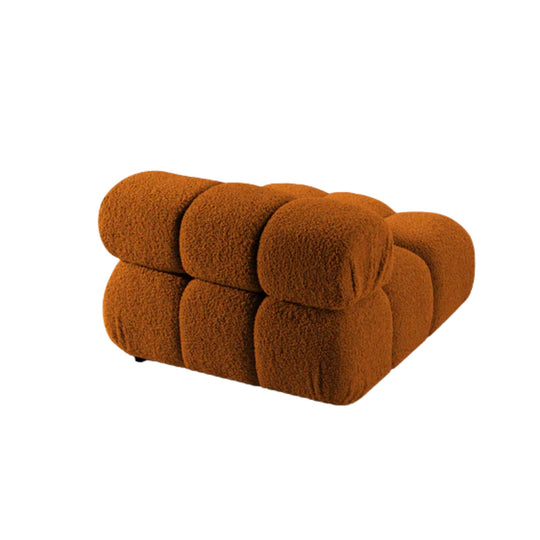 Module MICADONI Bellis en tissu bouclé brique