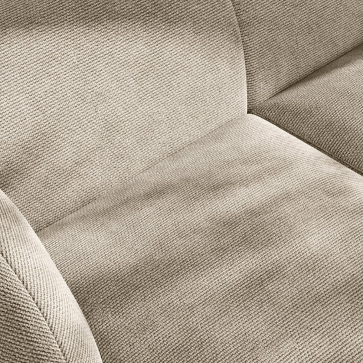 Module MICADONI Miley en tissu chenille beige