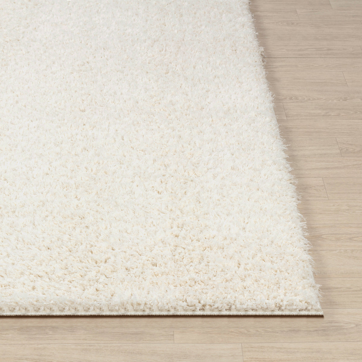 Tapis Shaggy Moderne Crème Dadu