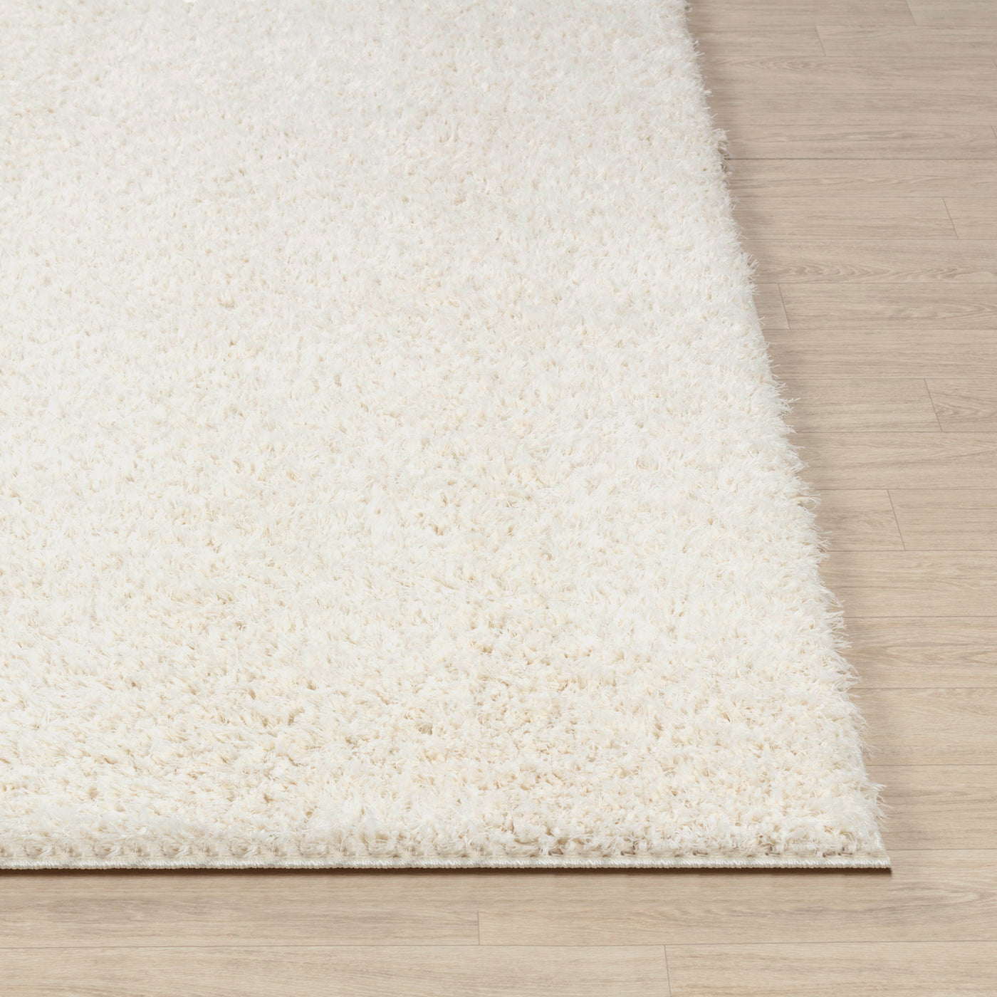 Tapis Shaggy Moderne Crème Dadu