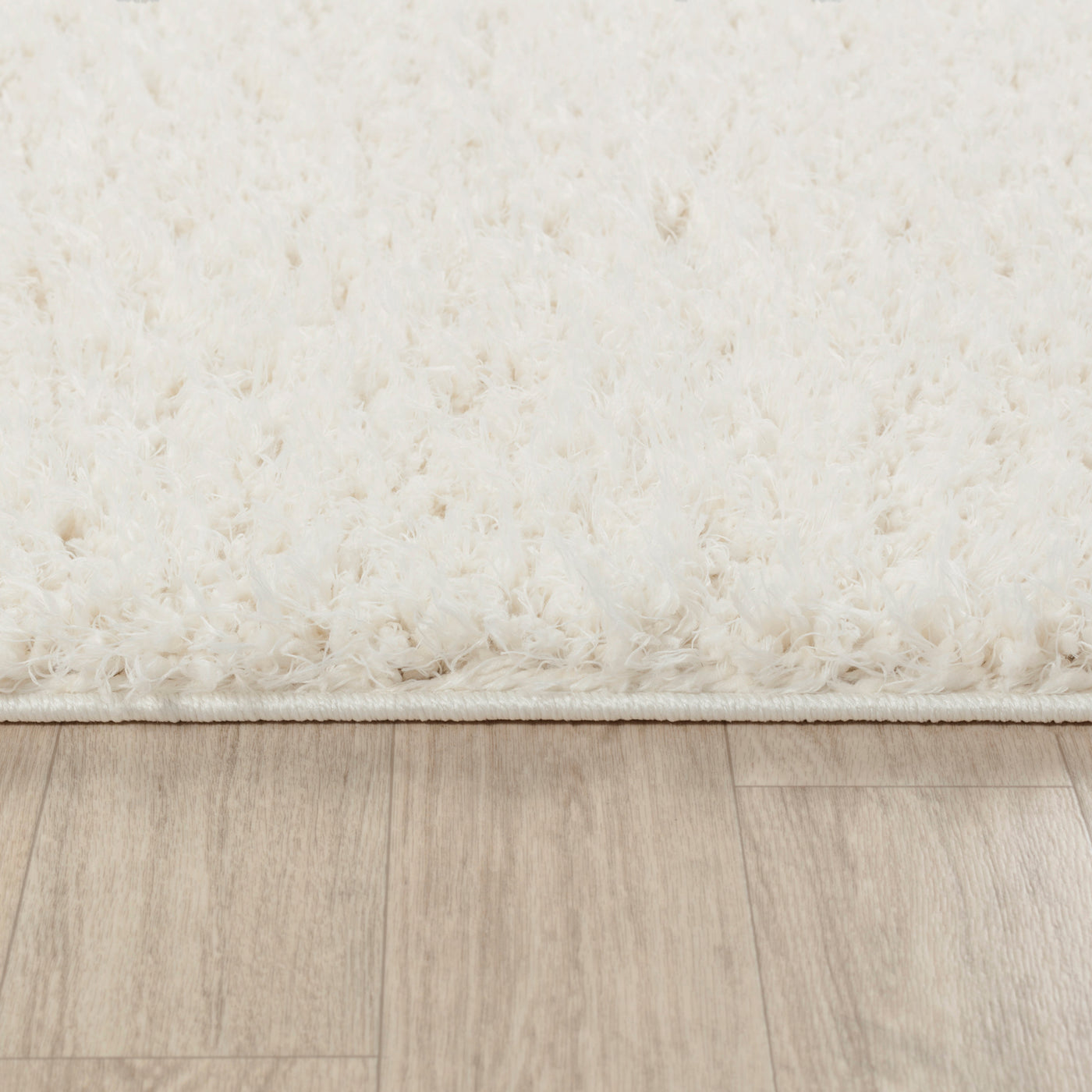 Tapis Shaggy Moderne Crème Dadu