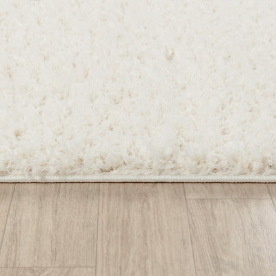 Tapis Shaggy Moderne Crème Dadu