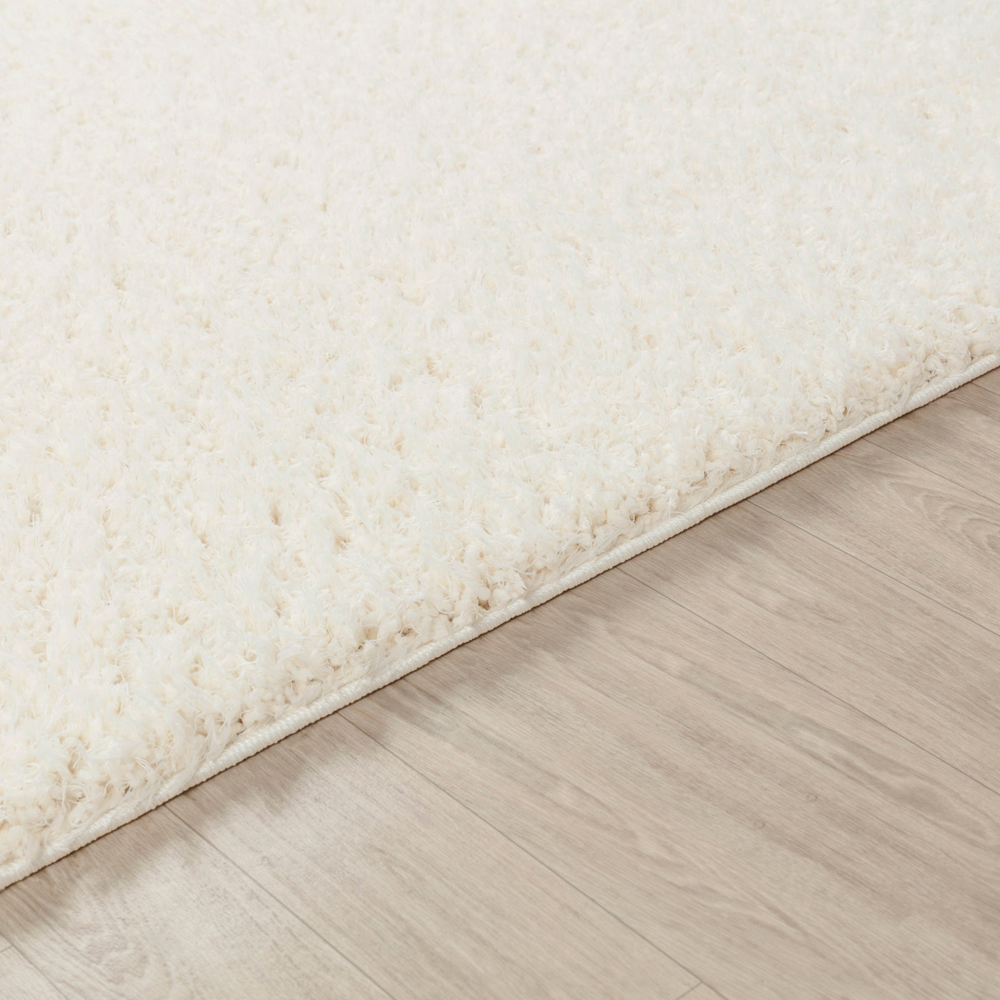 Tapis Shaggy Moderne Crème Dadu