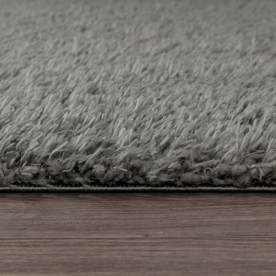 Tapis Shaggy Moderne Gris Foncé Dadu