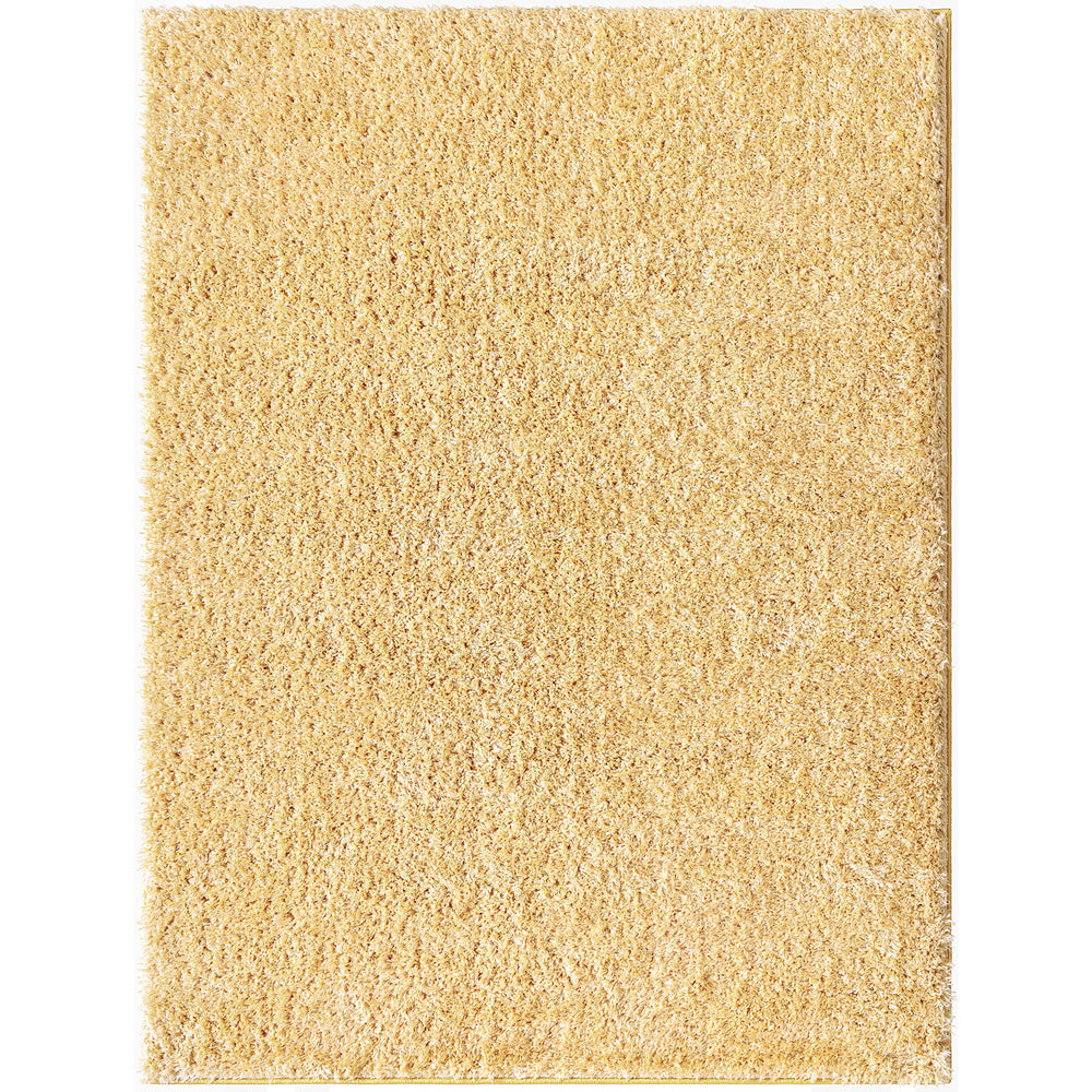 Tapis Shaggy Moderne Jaune Dadu