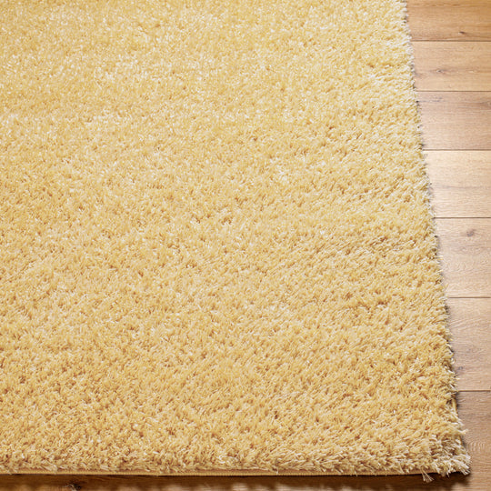 Tapis Shaggy Moderne Jaune Dadu