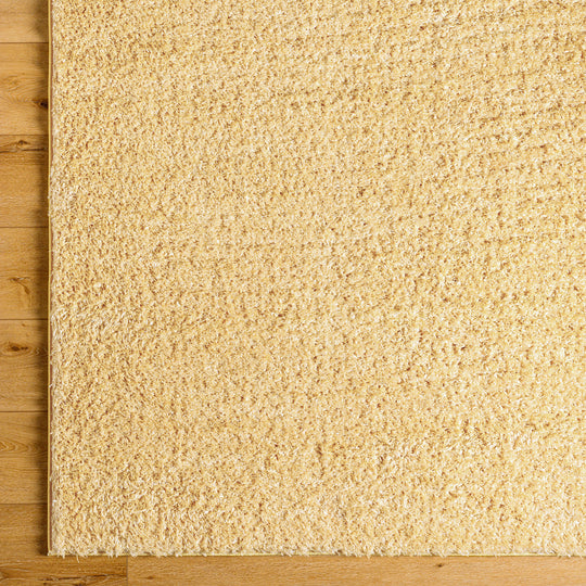 Tapis Shaggy Moderne Jaune Dadu