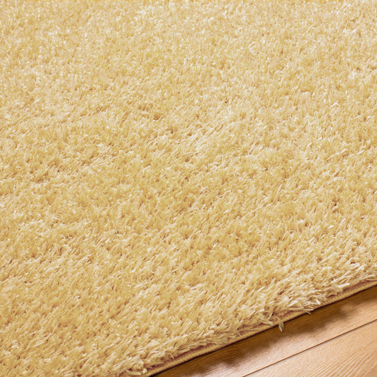 Tapis Shaggy Moderne Jaune Dadu