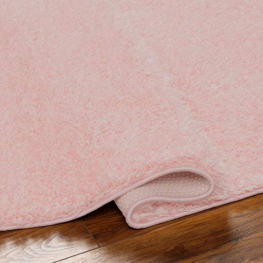 Tapis Shaggy Moderne Rose Clair Dadu