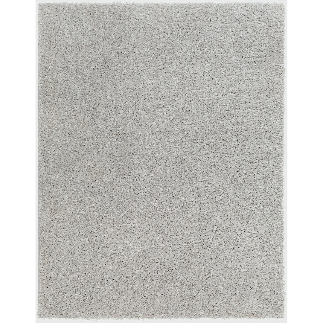 Tapis Shaggy Moderne Gris Clair Dadu