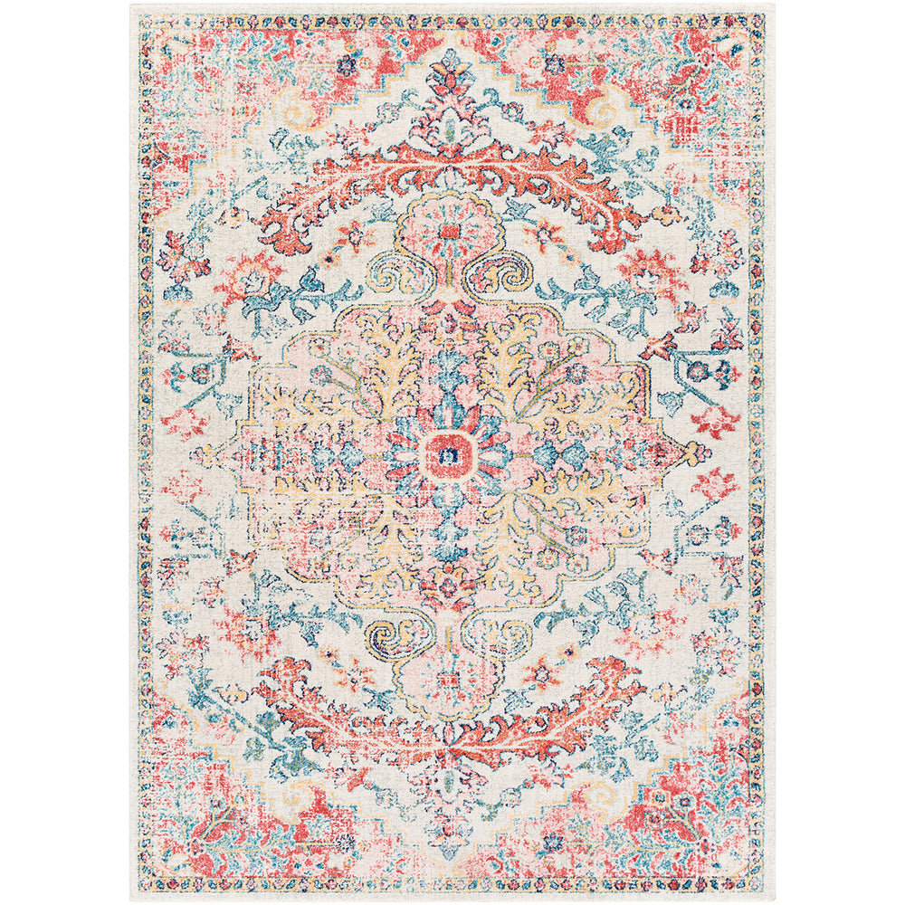 Tapis Vintage Oriental Rouge/Bleu