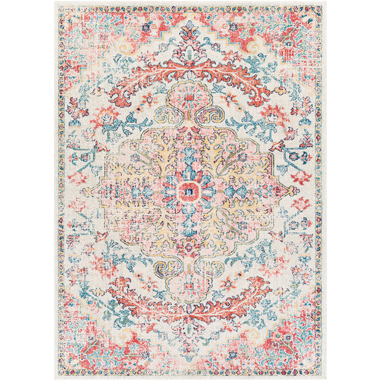 Tapis Vintage Oriental Rouge/Bleu