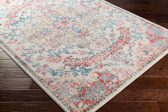Tapis Vintage Oriental Rouge/Bleu