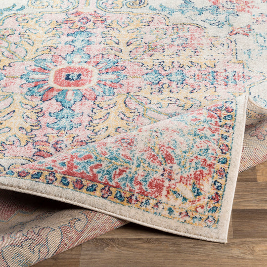 Tapis Vintage Oriental Rouge/Bleu