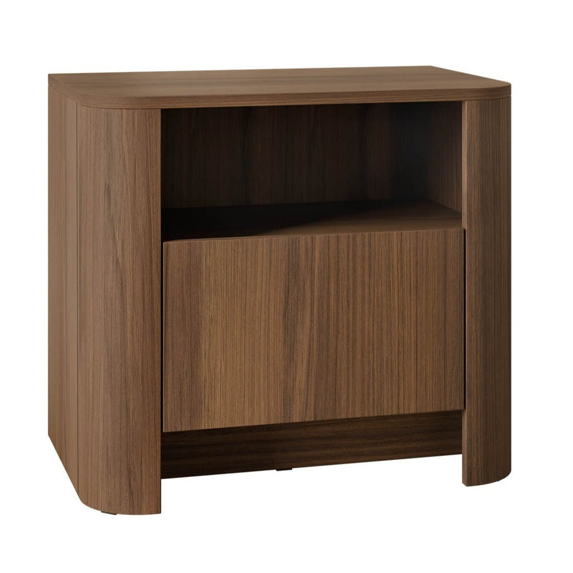 Table de chevet MOBILIER 1 Fragio en bois foncé — photo produit