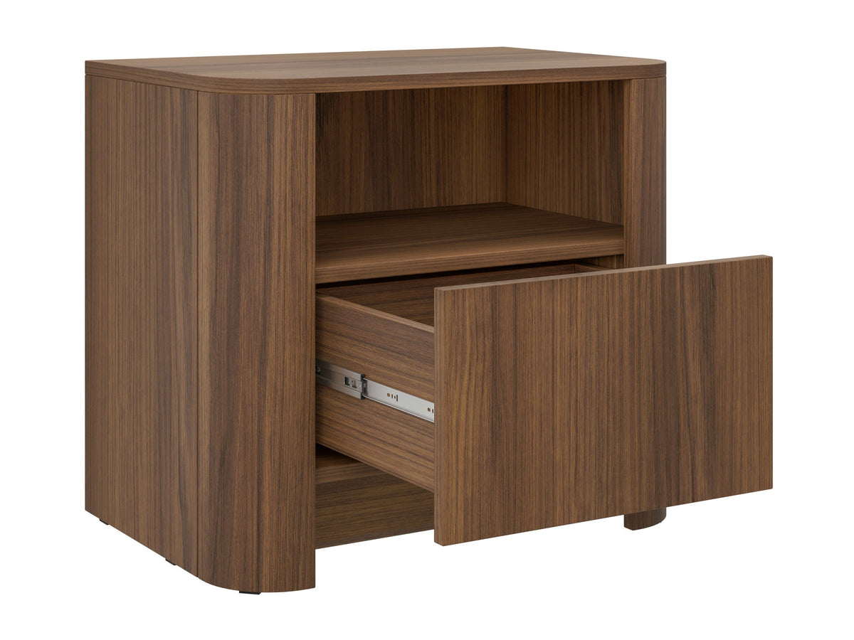 Table de chevet MOBILIER 1 Fragio en bois foncé — photo produit