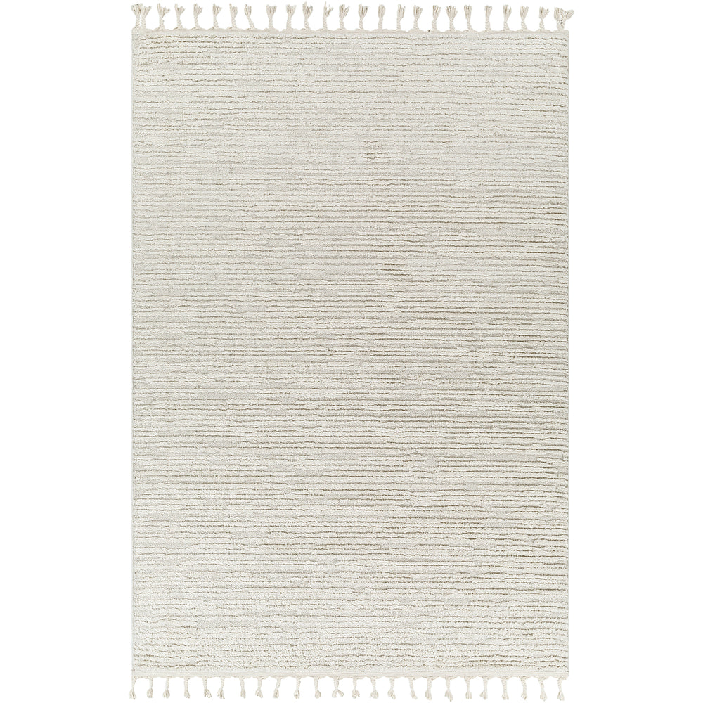 Tapis Scandinave Yeola Bohème Gris Clair/Ivoire