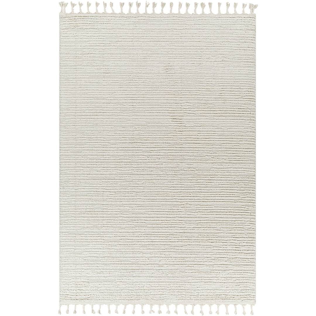 Tapis Scandinave Yeola Bohème Gris Clair/Ivoire