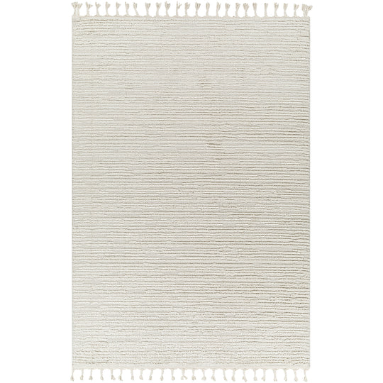 Tapis Scandinave Yeola Bohème Gris Clair/Ivoire