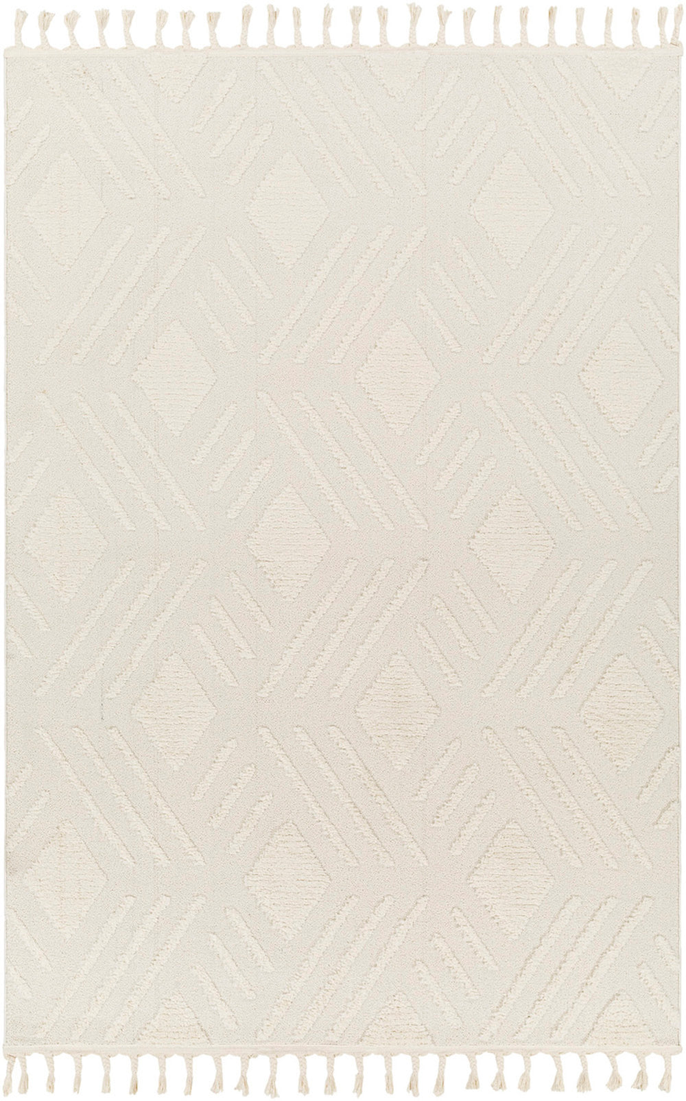 Tapis Berbère Zeland Ethnique Ivoire 160x213cm